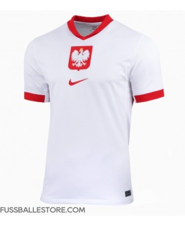 Günstige Polen Heimtrikot Damen EM 2024 Kurzarm